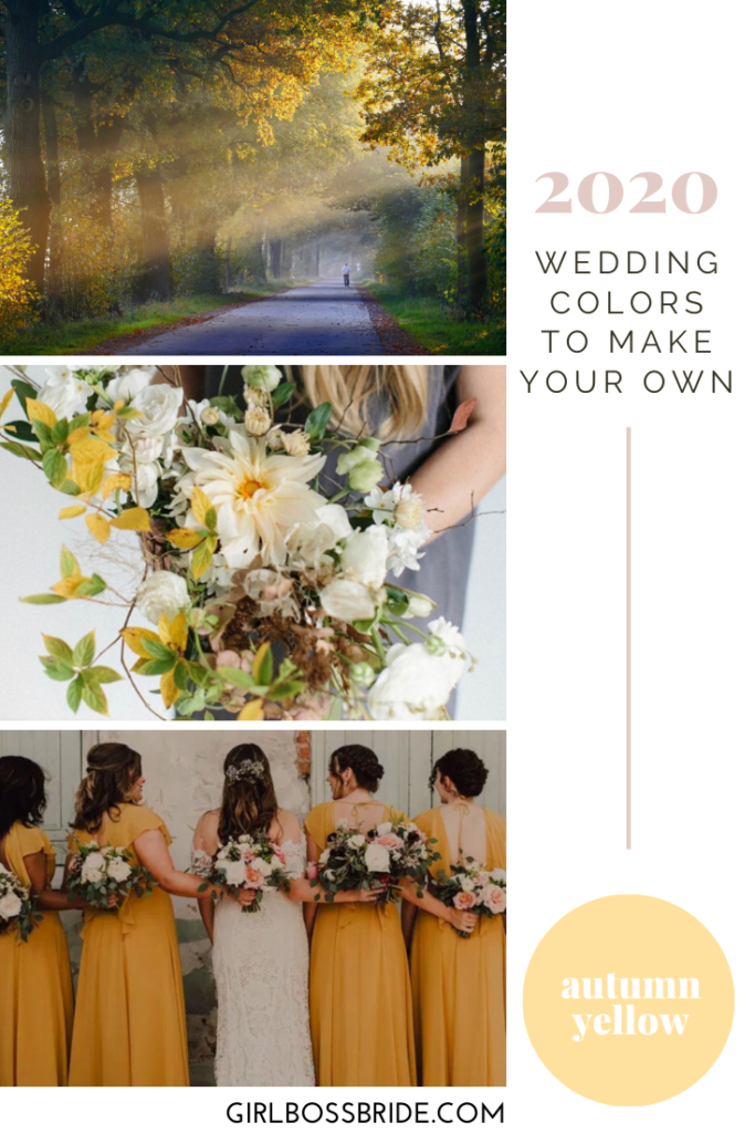 2020 Weddings Trends Report from The Girlboosbrise Guide. Couples are embracing the joy of the day with bright colors and whimsical details. 
