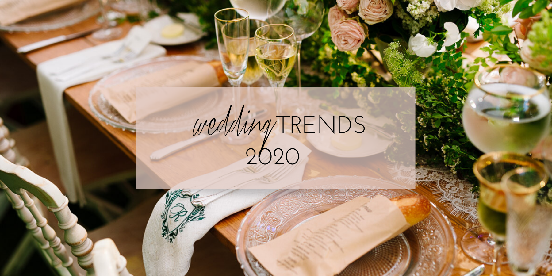 wedding trends 2020